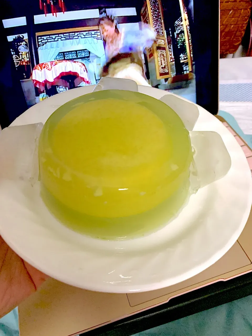 Pandan jelly with Flan|Mai Vuongさん