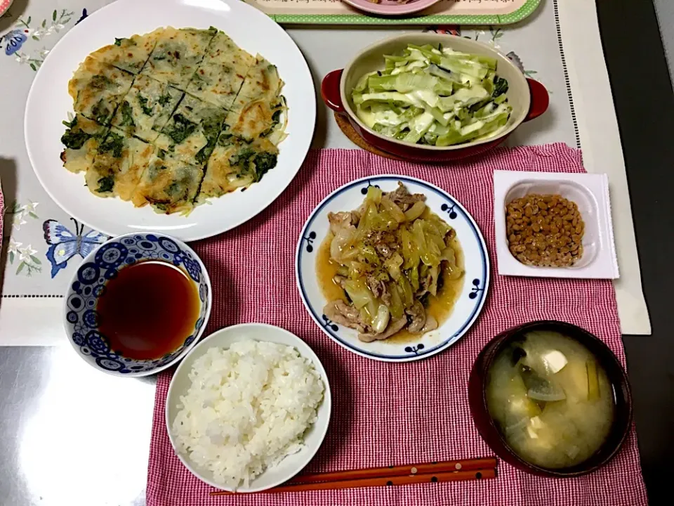 豚肉とキャベツの中華あんかけのご飯|みよさん