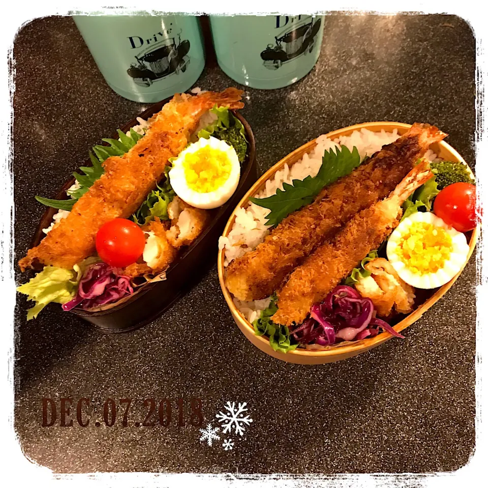 12/7 ☺︎☺︎ BIGエビフライ弁当☆|jon2さん