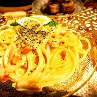 レモンクリームパスタ|まえこさん