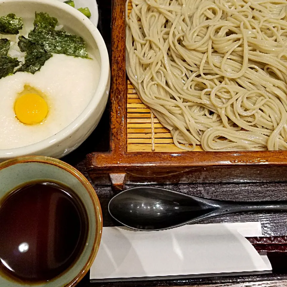 もりそばと月見とろろ丼|nobさん