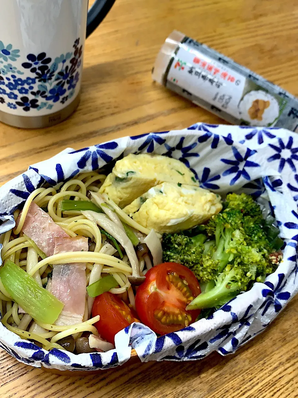 昨日の夜ごはんを詰めました🤗笑 ぷらすお味噌汁|k----@ynさん