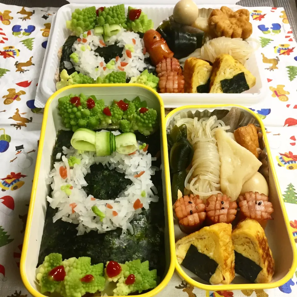 お漬物リース弁当🎄|みっこちゃんさん