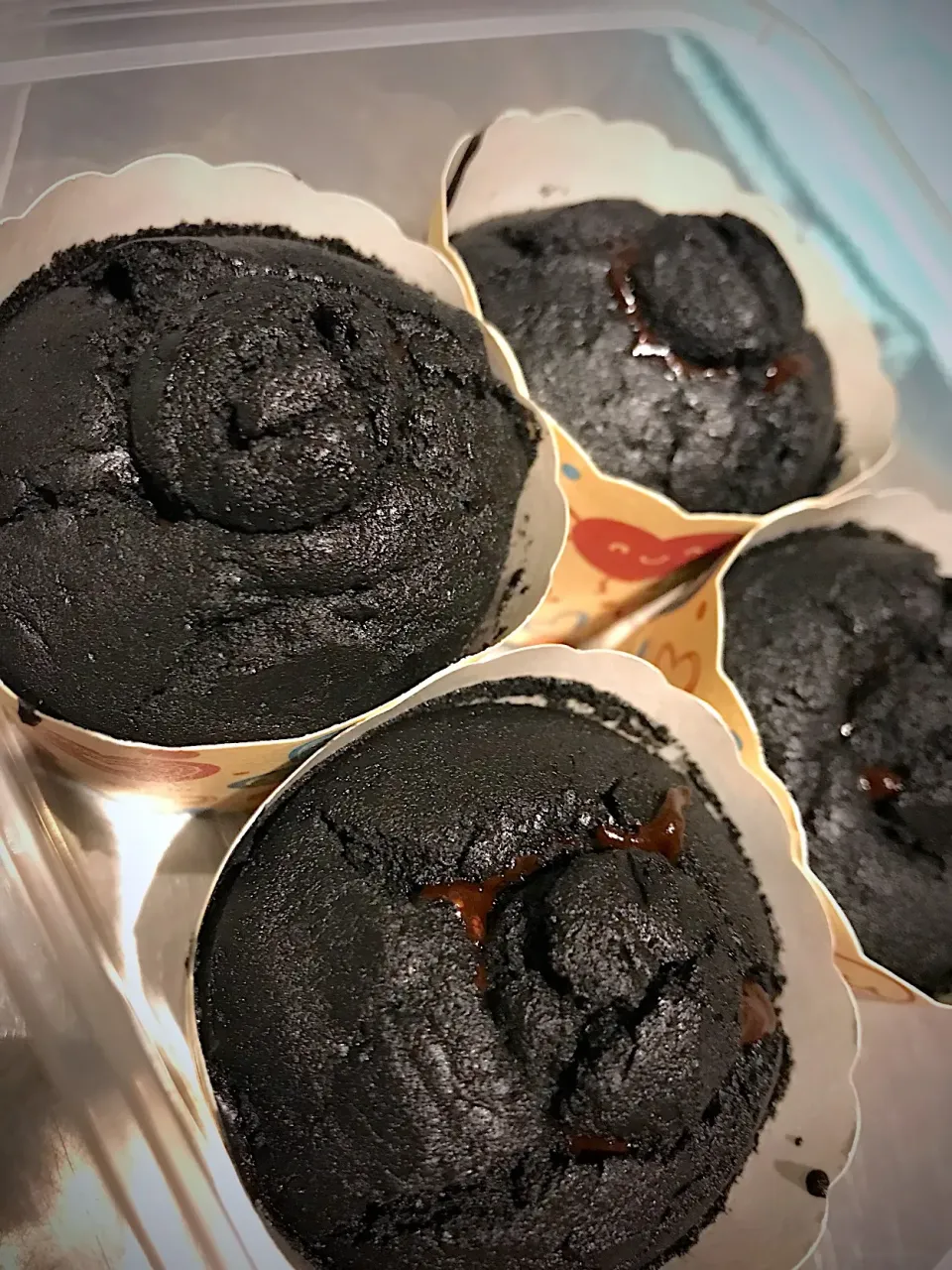 muffins with charcoal|hweeyhさん