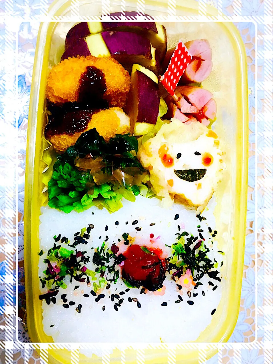 お父さんへのお弁当🍱♡リハビリファイト〜〜！！|Mikiままさん