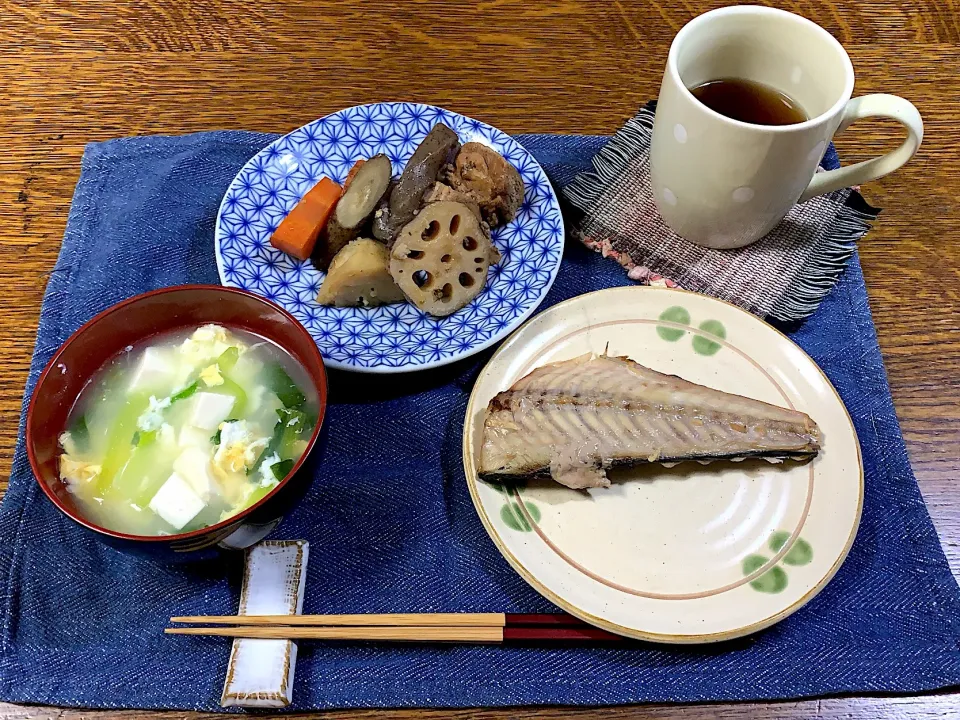 #焼き魚#筑前煮#卵と豆腐のスープ|garuさん