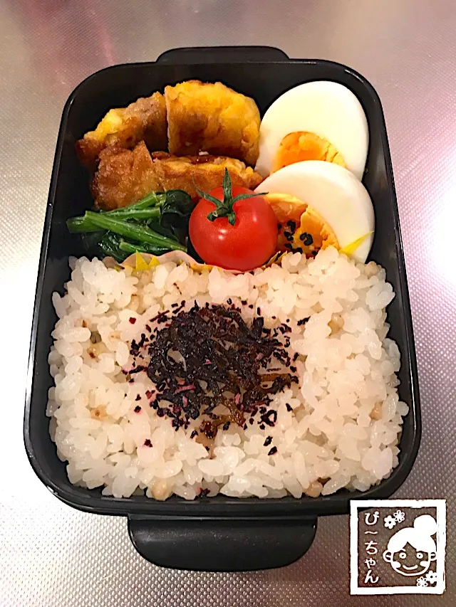 旦那様☆遅番用ミニ弁当😊|☆ぴ〜ちゃん☆さん