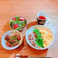 Snapdishの料理写真:息子っちの今日の夜ご飯|あっちゃんさん