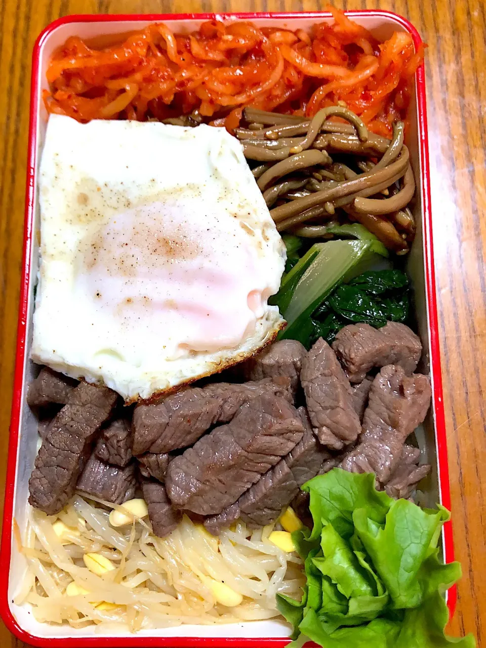 Snapdishの料理写真:12月8日㈯ ビビンバ弁当😆|かよっぺさん