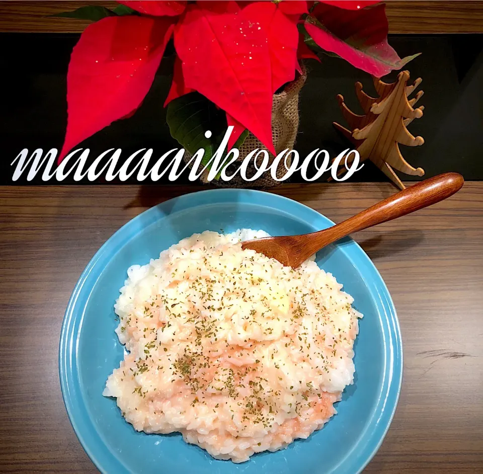 明太チーズリゾット🎄|マイコさん