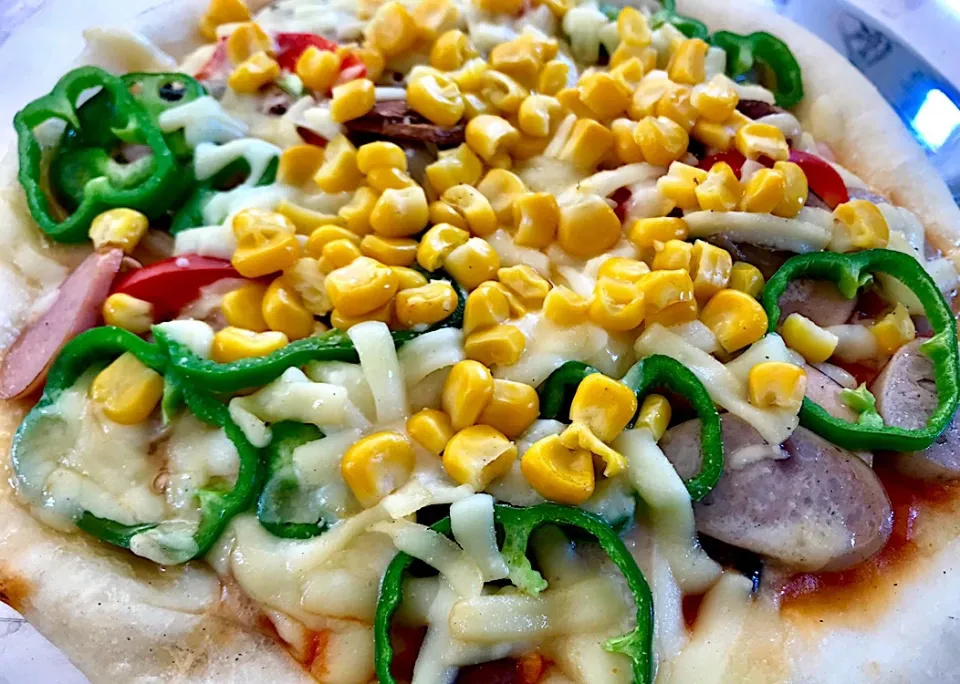2枚目🍕釜焼きピザ|みうのすけさん