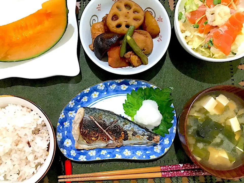 焼き鯖定食|ゆうかさんさん