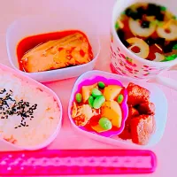 Snapdishの料理写真:#早出飯　 #煮尽くし　 #ごま塩|ゆーきさん