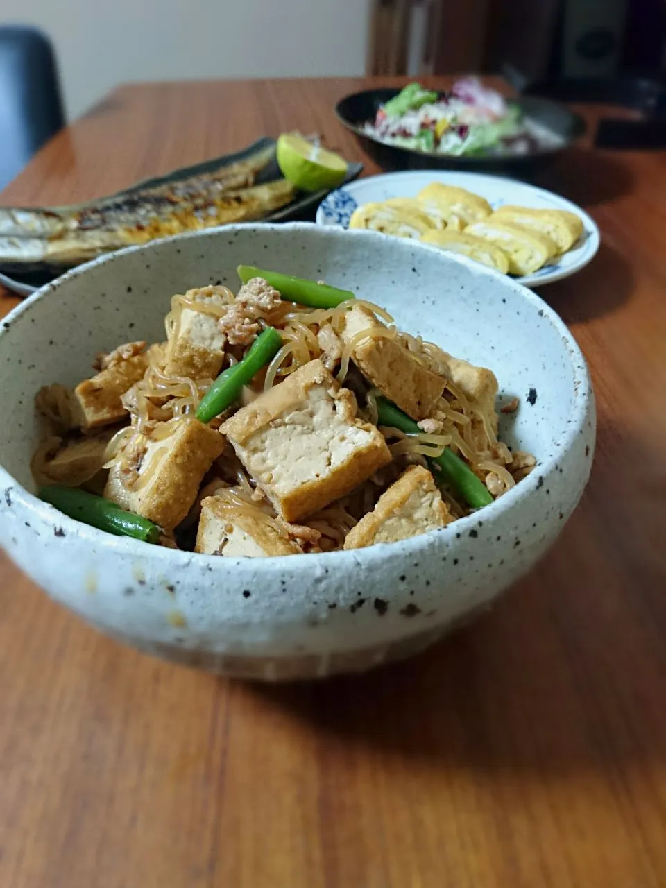 厚揚げと糸こんの煮物|まりおさん