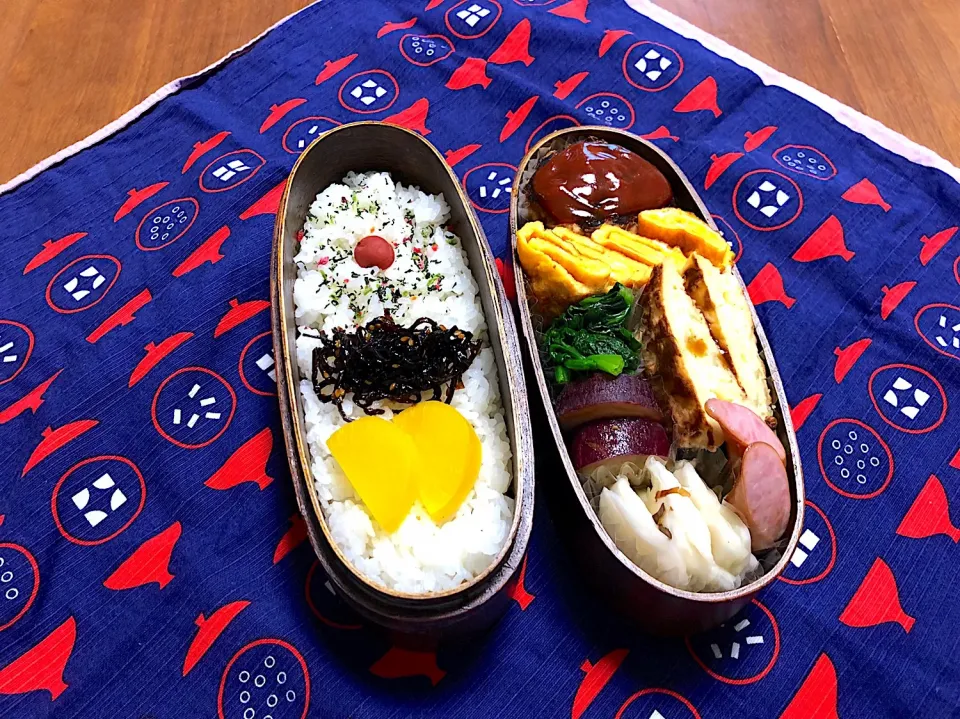 Snapdishの料理写真:12.9 男子中学生お弁当|sakurasakuさん