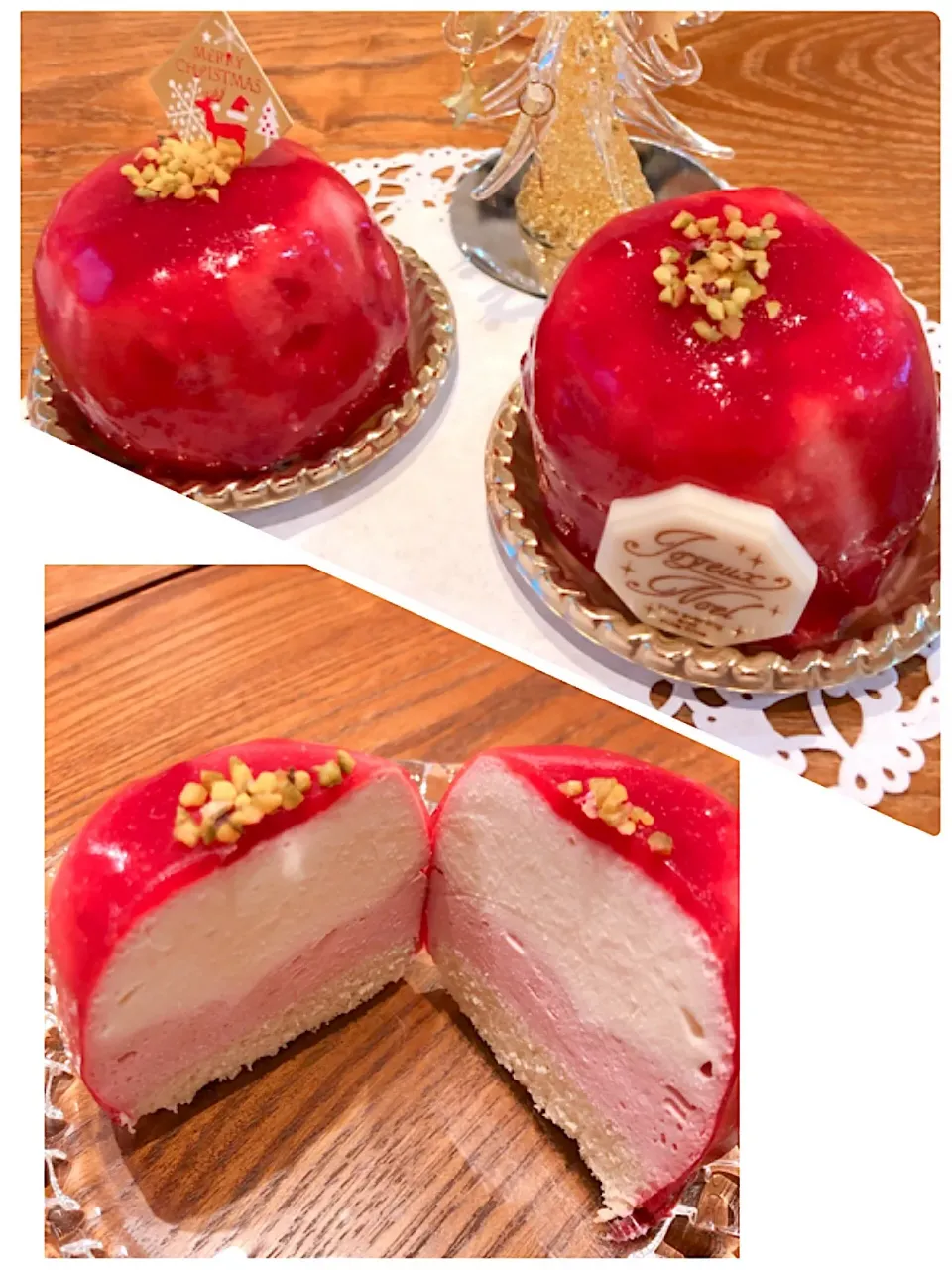 Snapdishの料理写真:フランボワーズムースケーキ|Yukari Sさん