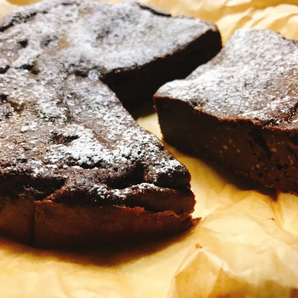 豆腐と板チョコのガトーショコラ(生クリームやバター無し)|まるおさん