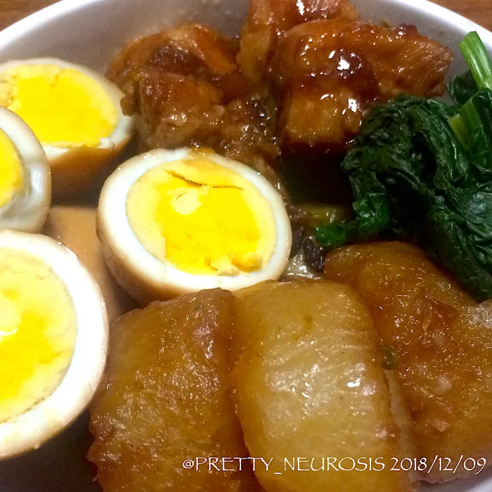 Snapdishの料理写真:2018/12/09 晩御飯 東坡肉|くろずきんさん