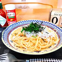 Snapdishの料理写真:#しらすの和風パスタ|ココロンさん