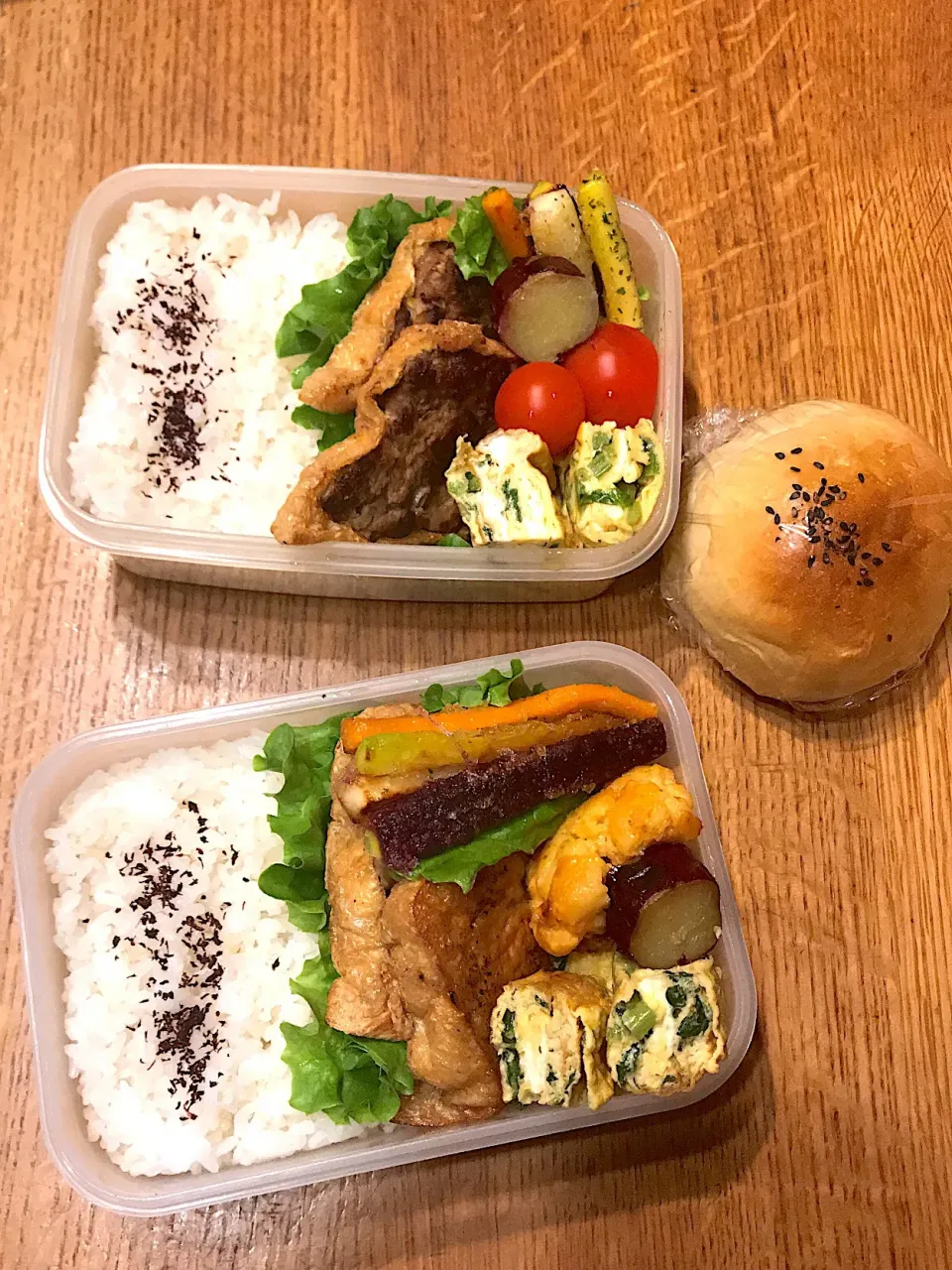 Snapdishの料理写真:息子達弁当12月10日|hatabowwyomeさん