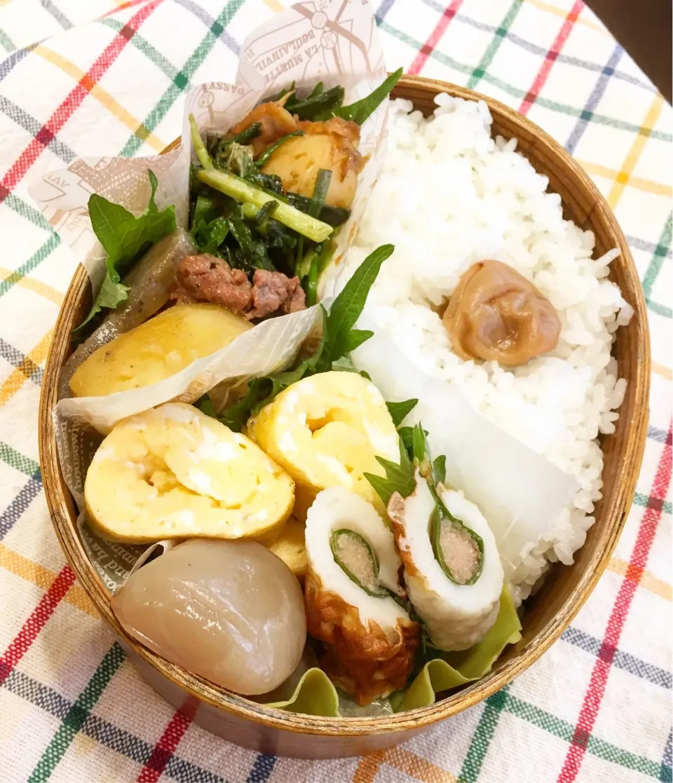 Snapdishの料理写真:今日のパパ弁当は和食弁当♪|key♪さん