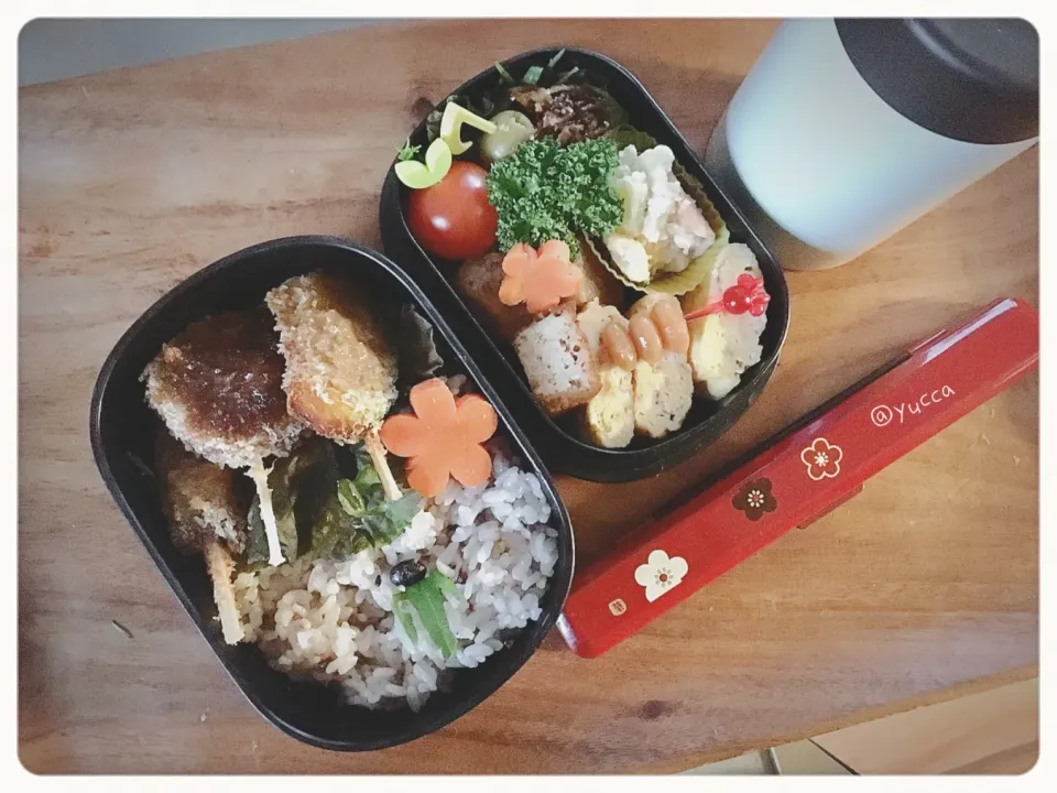 JK弁当❄2018.12.10(Mon.)
#電気圧力鍋|yucca@さん