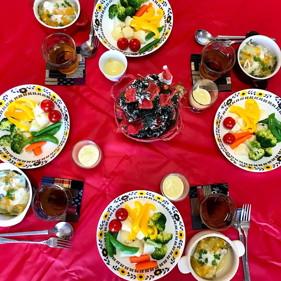 Snapdishの料理写真:クリスマス料理会🎄2018|suppyさん