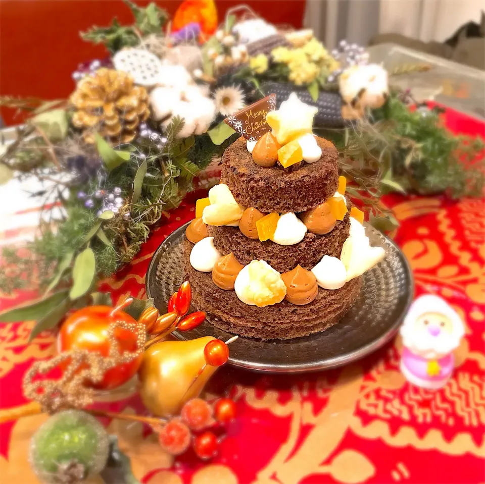 クリスマスツリーケーキ🎄|ラパンマロンさん