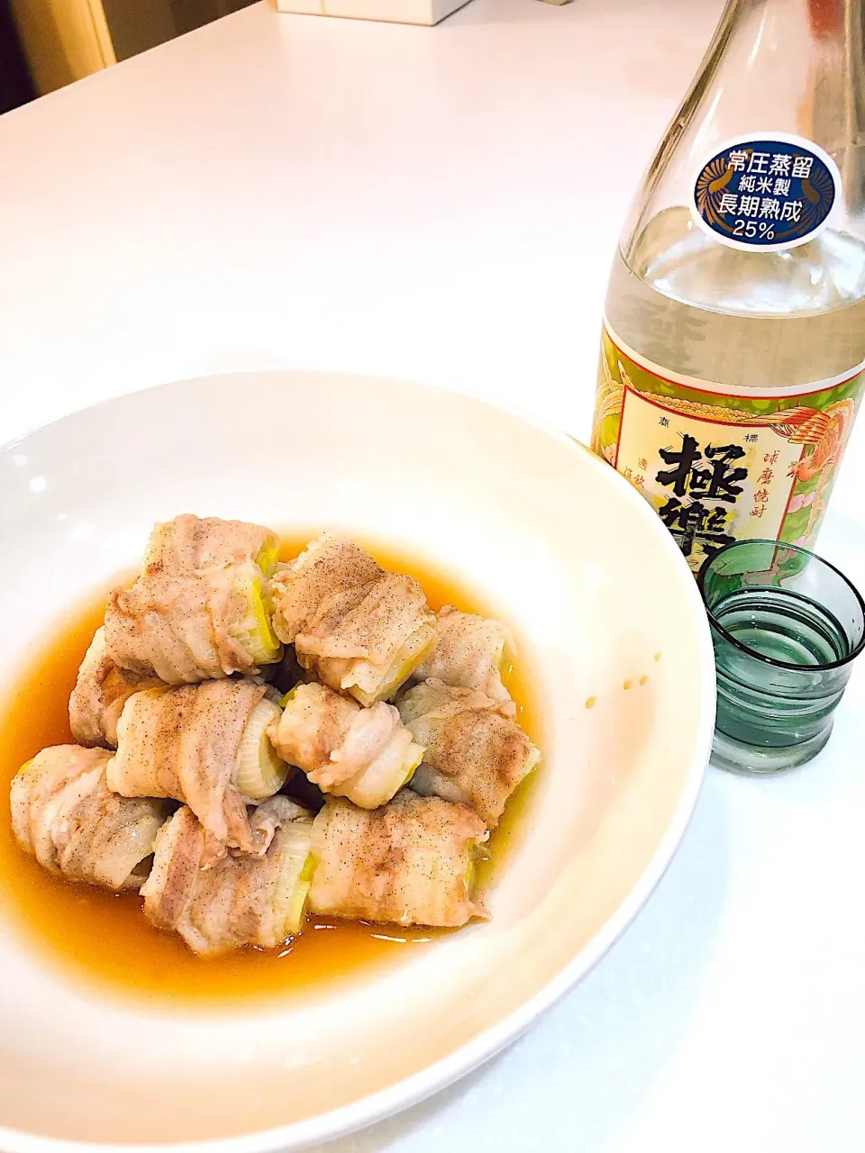 球磨焼酎極楽に合う料理を作ってみた|クリスマスローズさん