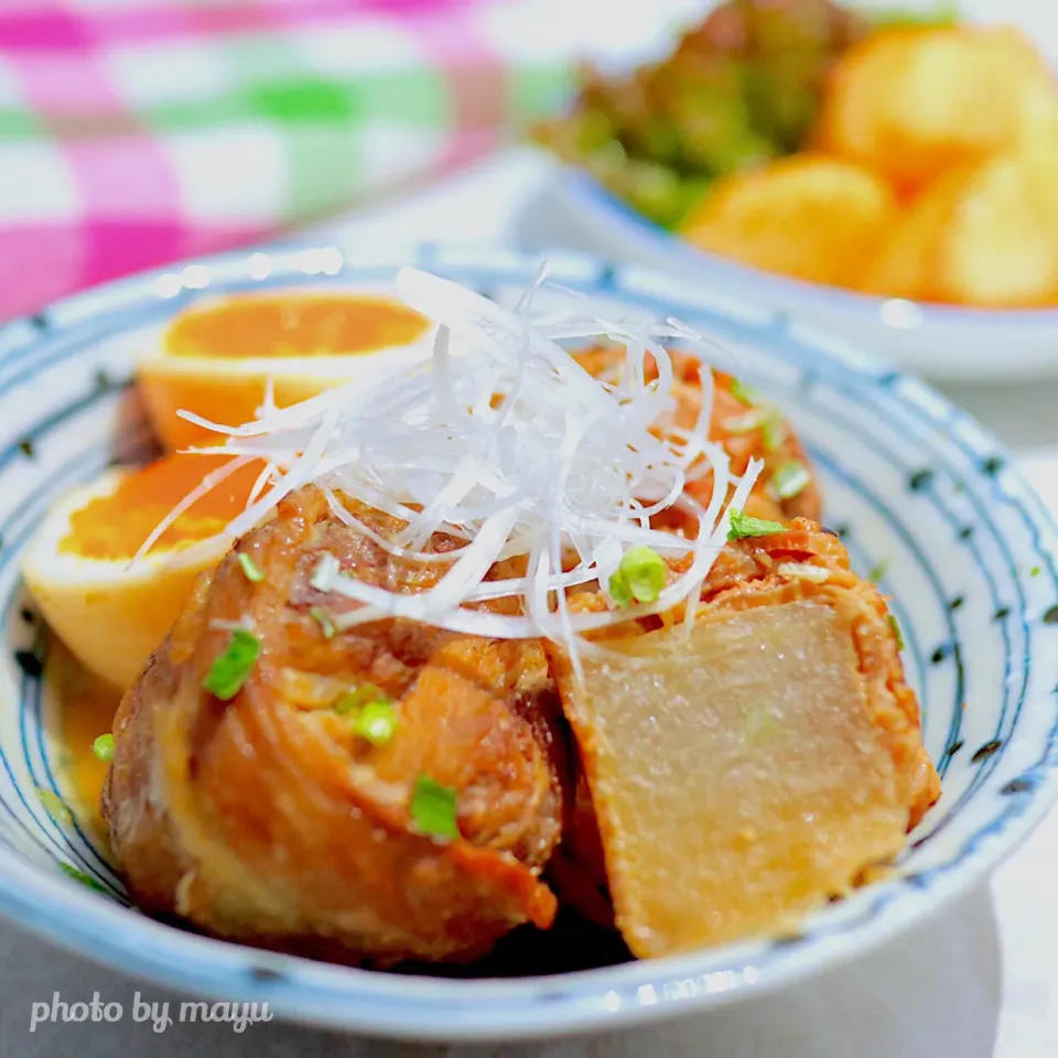 肉巻き大根の甘酒味噌煮|まゆさん