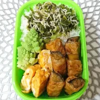 Snapdishの料理写真:☆中学男子弁当: 03Dec2018|momomotototokokokoさん