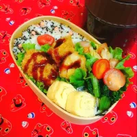 Snapdishの料理写真:12/11旦那さんのお弁当🌱🌱|みかさん