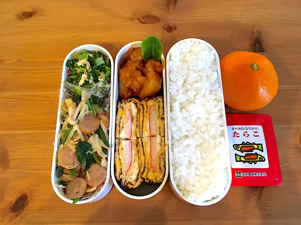 Snapdishの料理写真:甘だれ唐揚げ弁当|Emi Mikadoさん