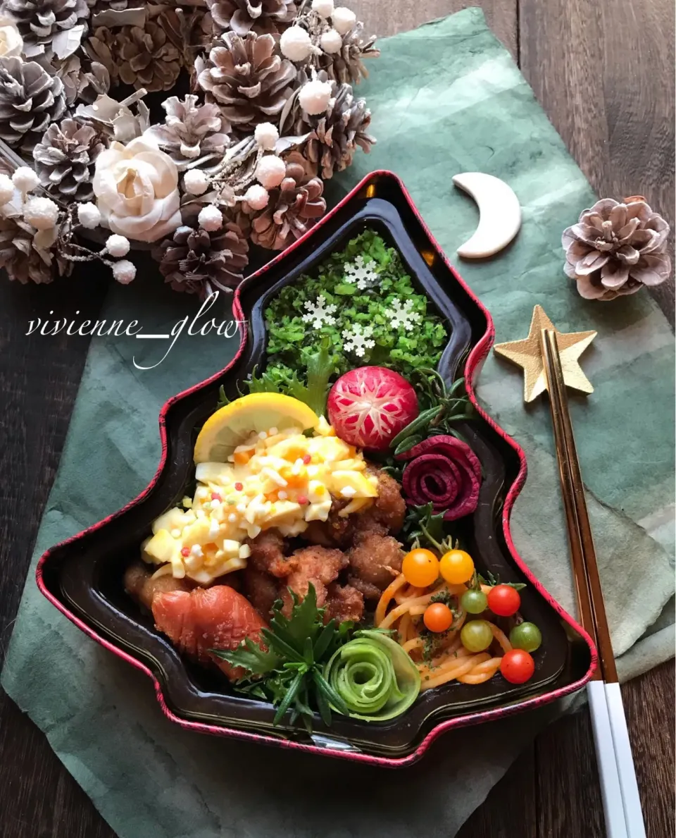 クリスマスツリーカンカン弁当|vivienne_glowさん