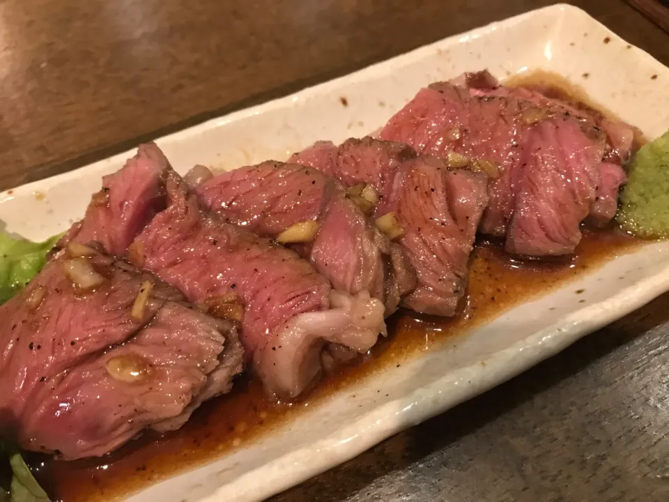 ラムのにんにく醤油焼き。いい店だったなぁ。また、行きたい。|KOMAさん