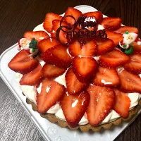 Snapdishの料理写真:🍓いちごタルト🍓|なおこさん