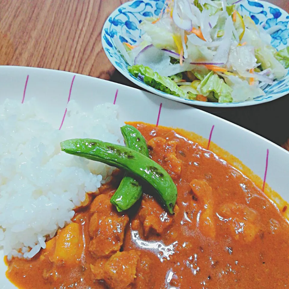 ・チキンカレー
・サラダ|ようかんさん