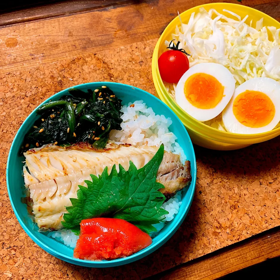 【お弁当】ほっけ弁当|ぽりんさんさん