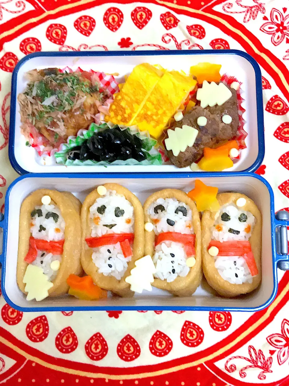 雪だるま弁当⛄️⛄️⛄️⛄️🎄✨|Chiharϋnさん