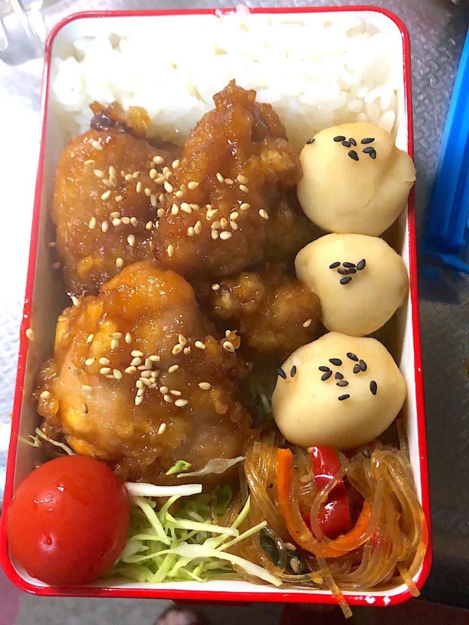 12月12日㈬ 唐揚げと里芋弁当🥔|かよっぺさん