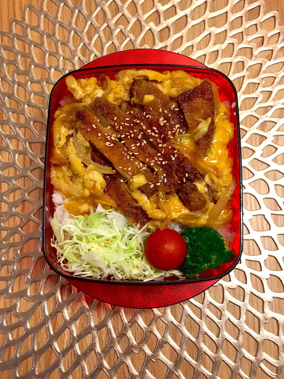 2018.12.12 中3男子カツ丼弁当〜🍱😋|mari-pさん