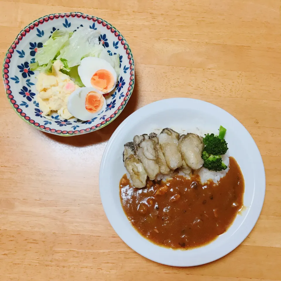 カキとブロッコリーのカレー🍛|ちゃみこさん