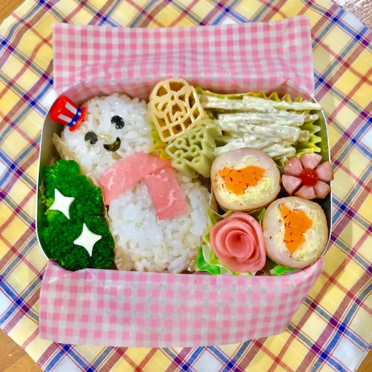 雪だるま弁当|sappyさん