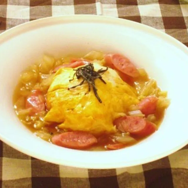 sumaeriさんのウインナーと白菜の和風あんかけオムライス #レシピブログ #RecipeBlog|レシピブログさん