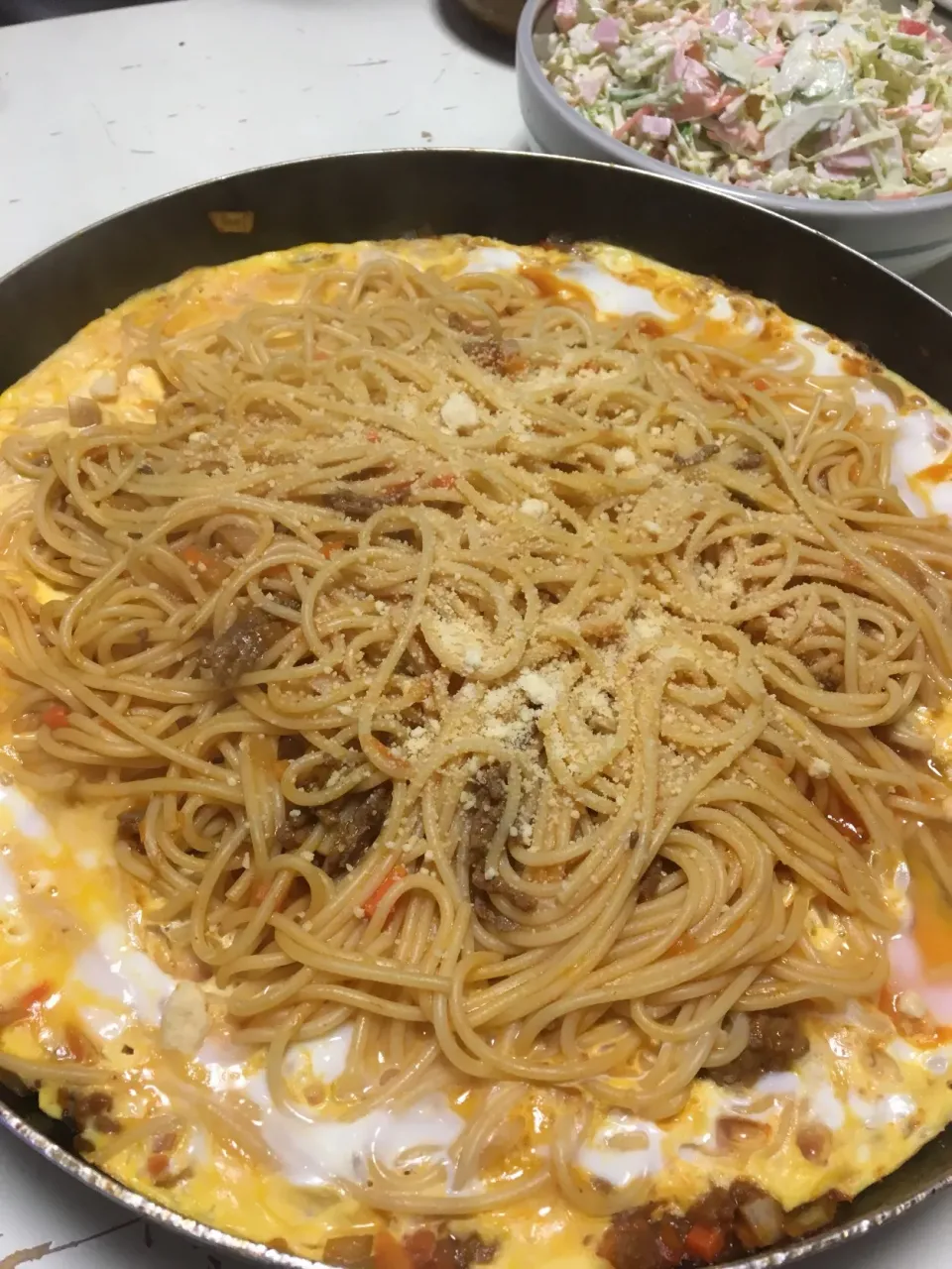 ミートソースパスタ(^^)|ちまさん