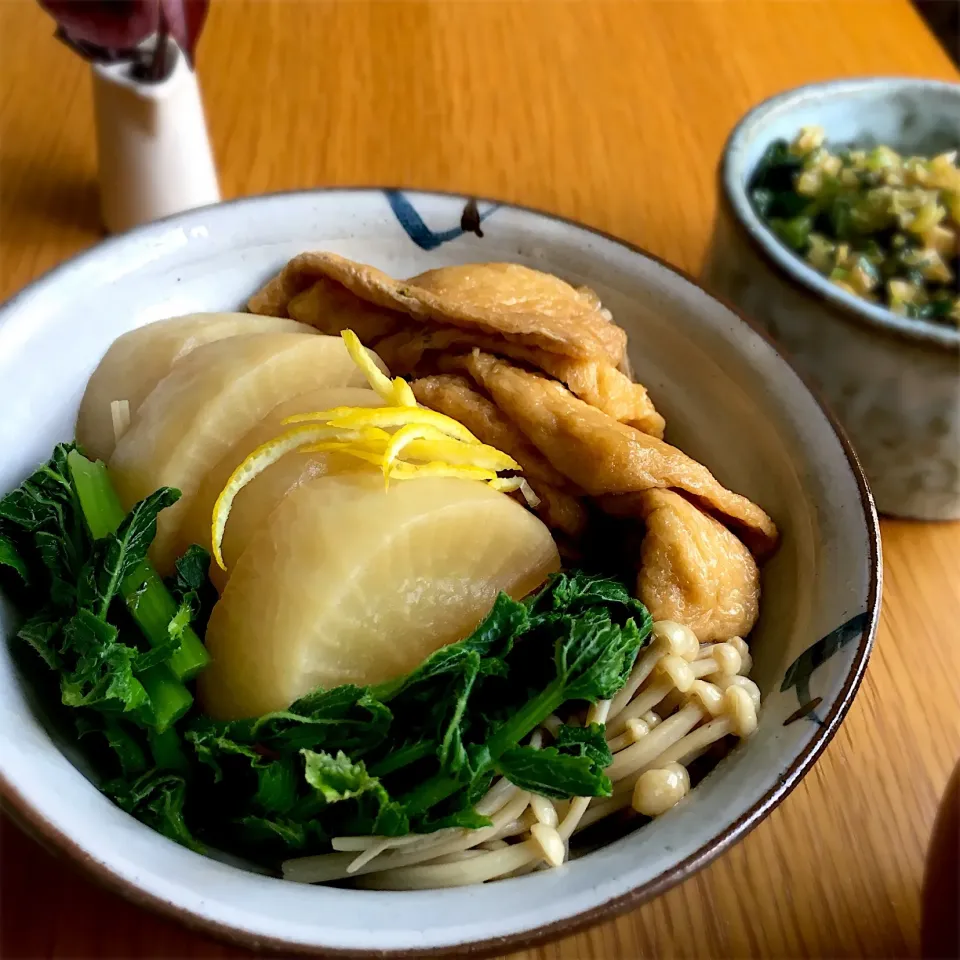 大根とお揚げの甘酒煮|むぎこさん