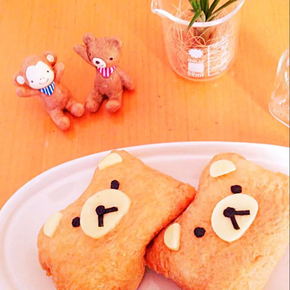 Snapdishの料理写真:💕リラックマおいなりさん💕|yuiママさん