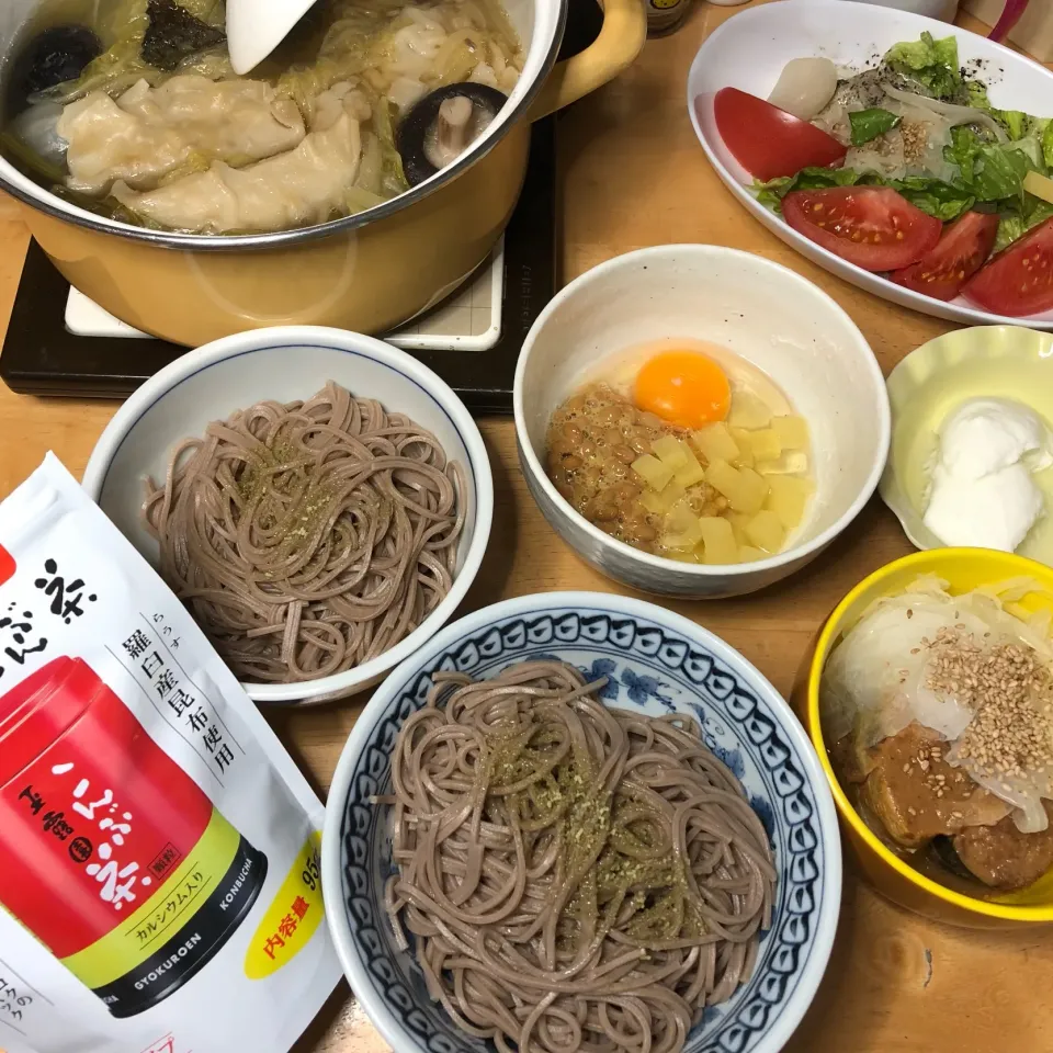 玉露園こんぶ茶で蕎麦‼️|Makokoさん