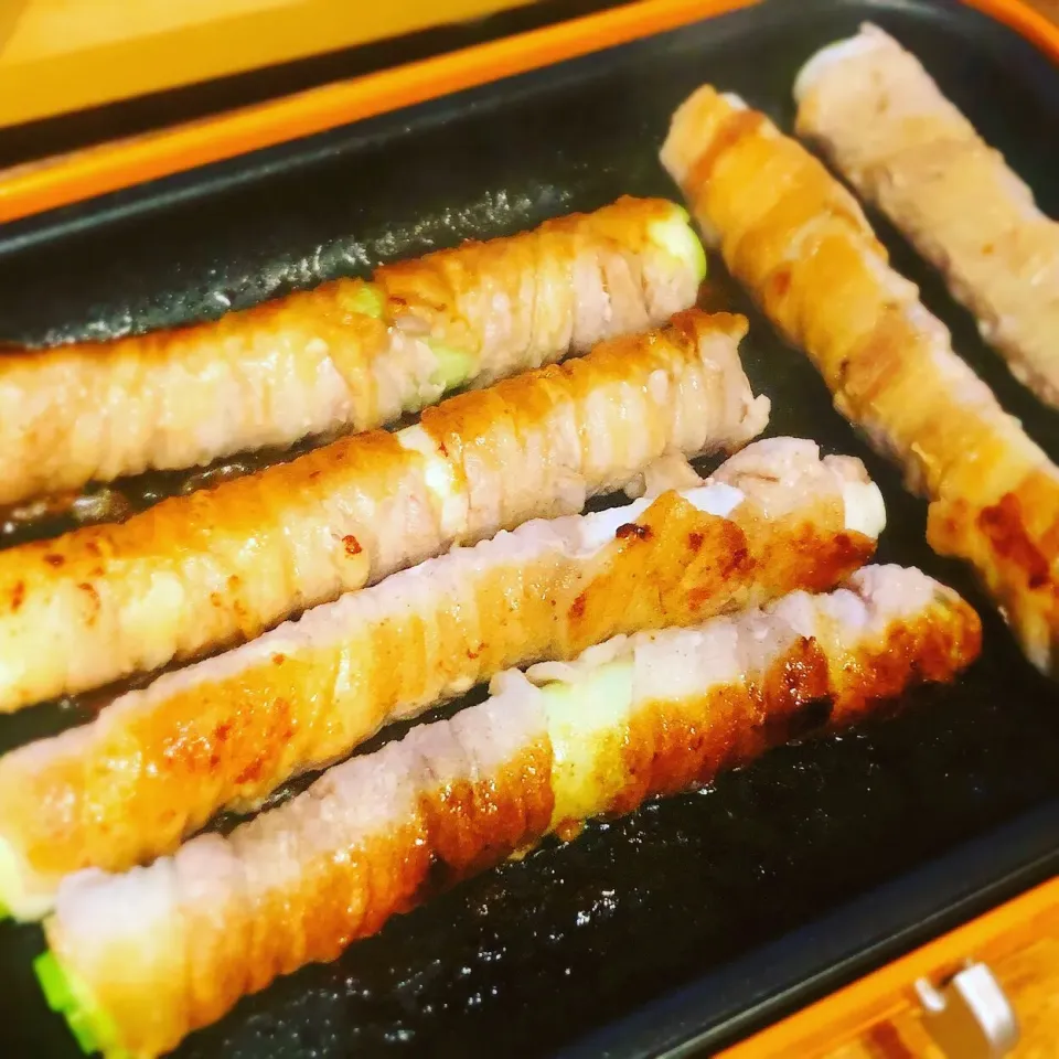 Snapdishの料理写真:長ねぎの一本焼き|もなかさん