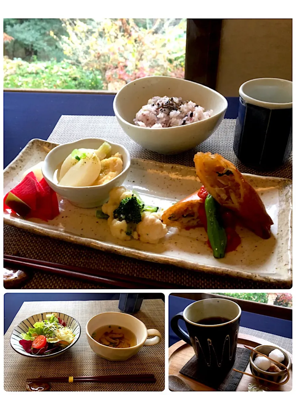 Snapdishの料理写真:休日の昼ごはん☀️☀️☀️
一路堂ごはんプレート😍|ぽんたさん